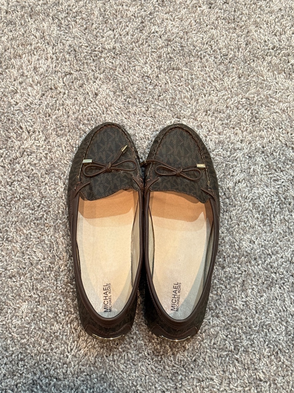 Michael Kors Hamilton Moc Brown 9.5 - Picture 2 of 6